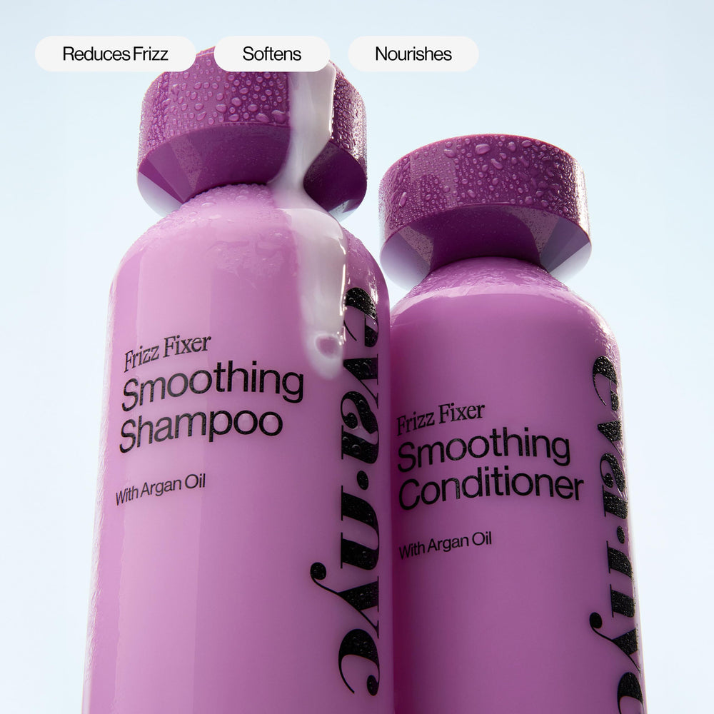 Eva NYC Frizz Fixer Shampoo fragrance close-up showcases Sweet Nostalgia aroma.
