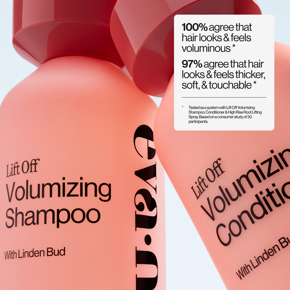 Eva NYC Lift Off Volume colored-hair-safe protects color while delivering gentle cleansing.