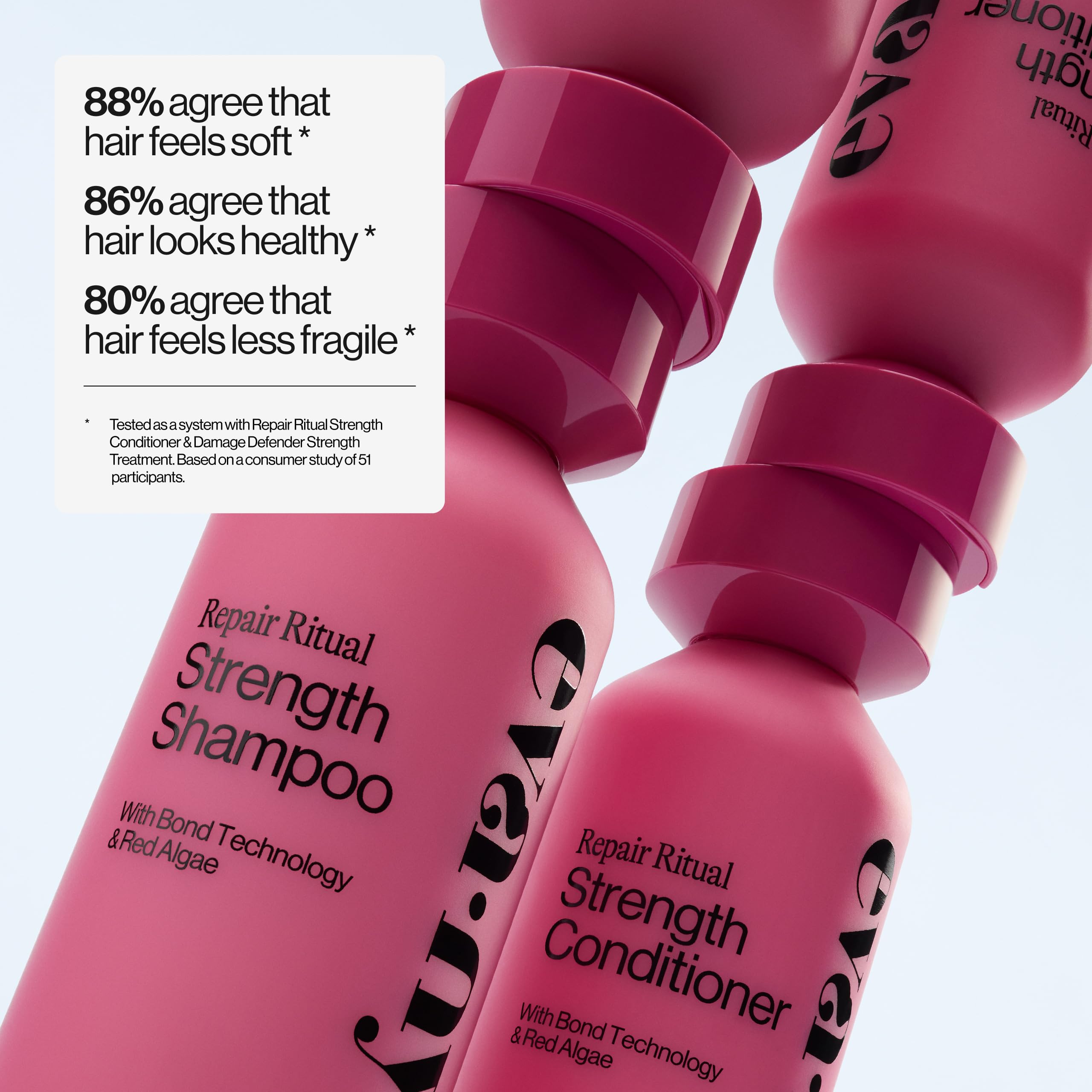 Eva NYC Ritual Repair Shampoo hair application demonstration for massage and rinse routine