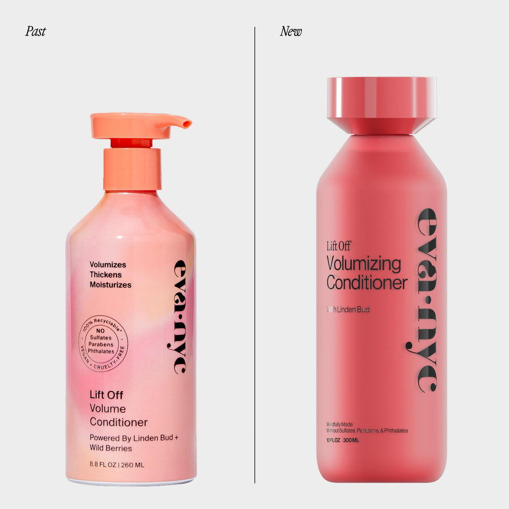 Eva NYC Volumizing Conditioner Linden bud ingredient close-up signaling volumizing care