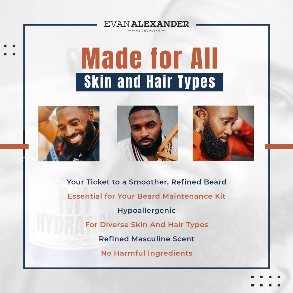 Vitamin E and omega fatty acids nourish the beard