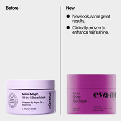 Close-up of Eva NYC Anti-Frizz Mask texture showing velvety formula for nourishment.