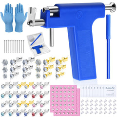 Evatage ear piercing gun kit box with complete at-home piercing tools.