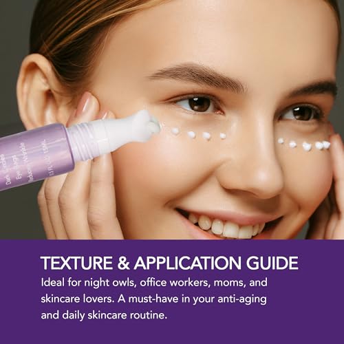 Evdayam Caffeine Eye Cream packaging back lists key ingredients