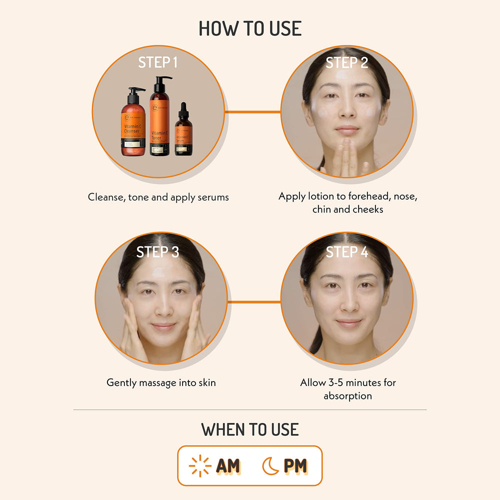 Eve Hansen Vitamin C Face Moisturizer on dresser packaging highlights cruelty-free branding