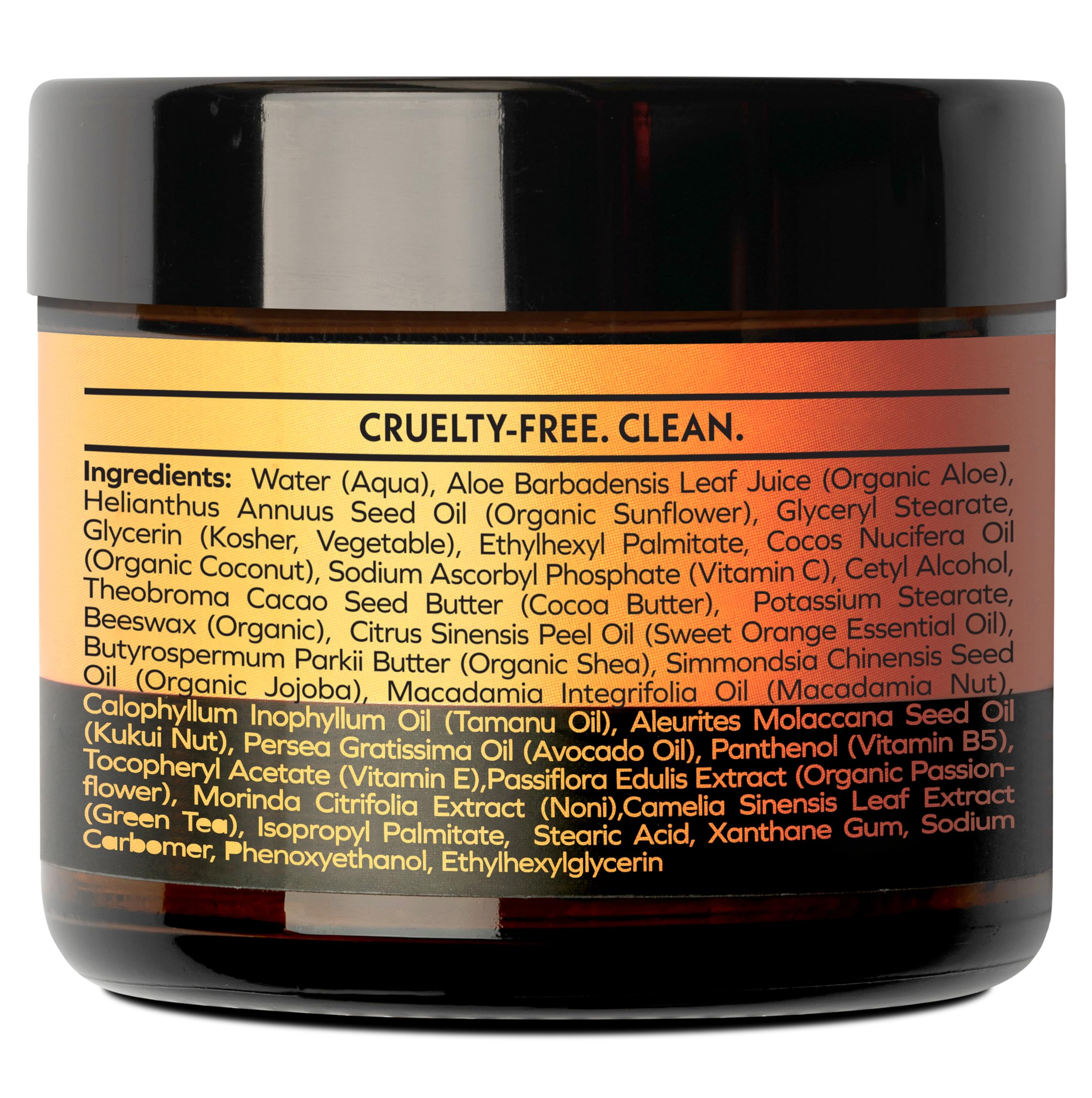 Fresh-faced look after applying Eve Hansen Vitamin C Night Cream