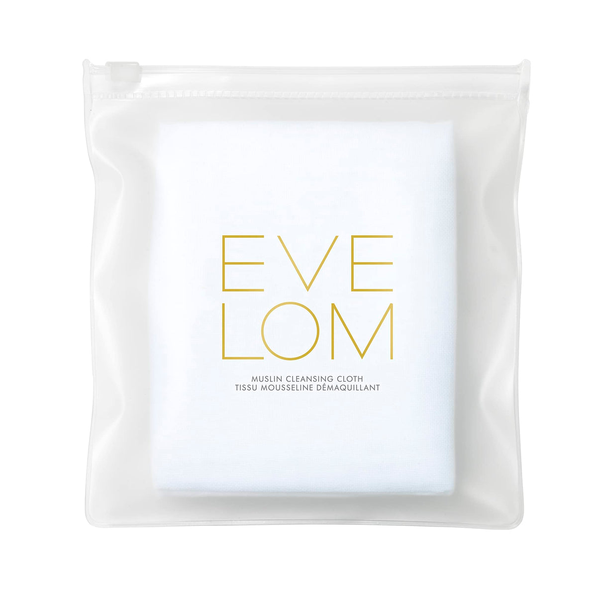 EVE LOM Muslin cloth natural texture for gentle exfoliation and cleansing.