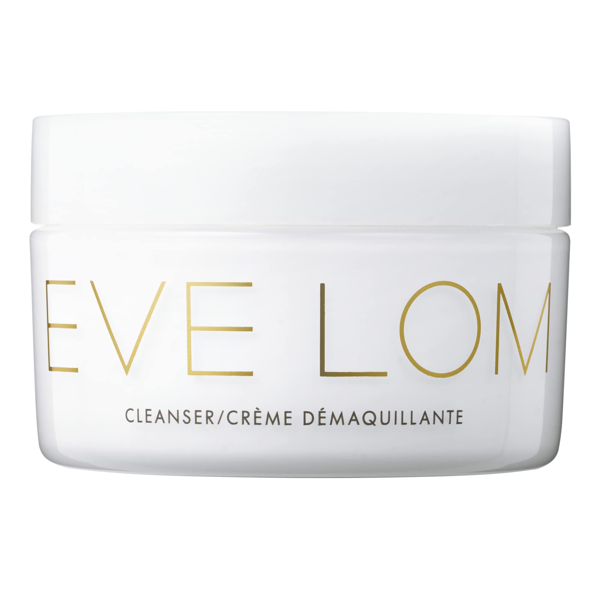 EVE LOM Original Balm Cleanser jar close-up highlighting luxurious texture and skincare ritual.