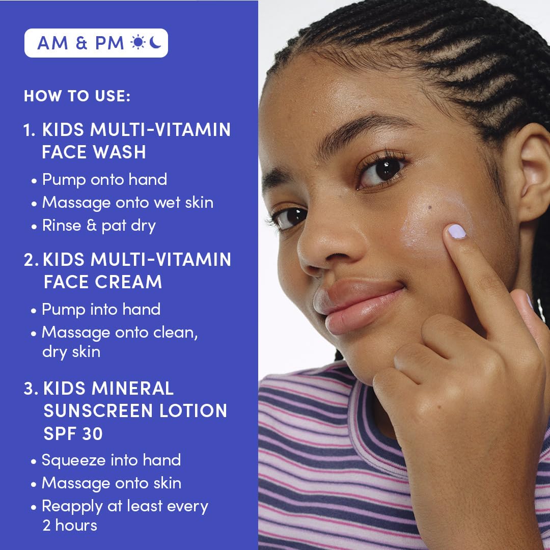 Evereden daily routine visuals show simple morning and evening application steps.