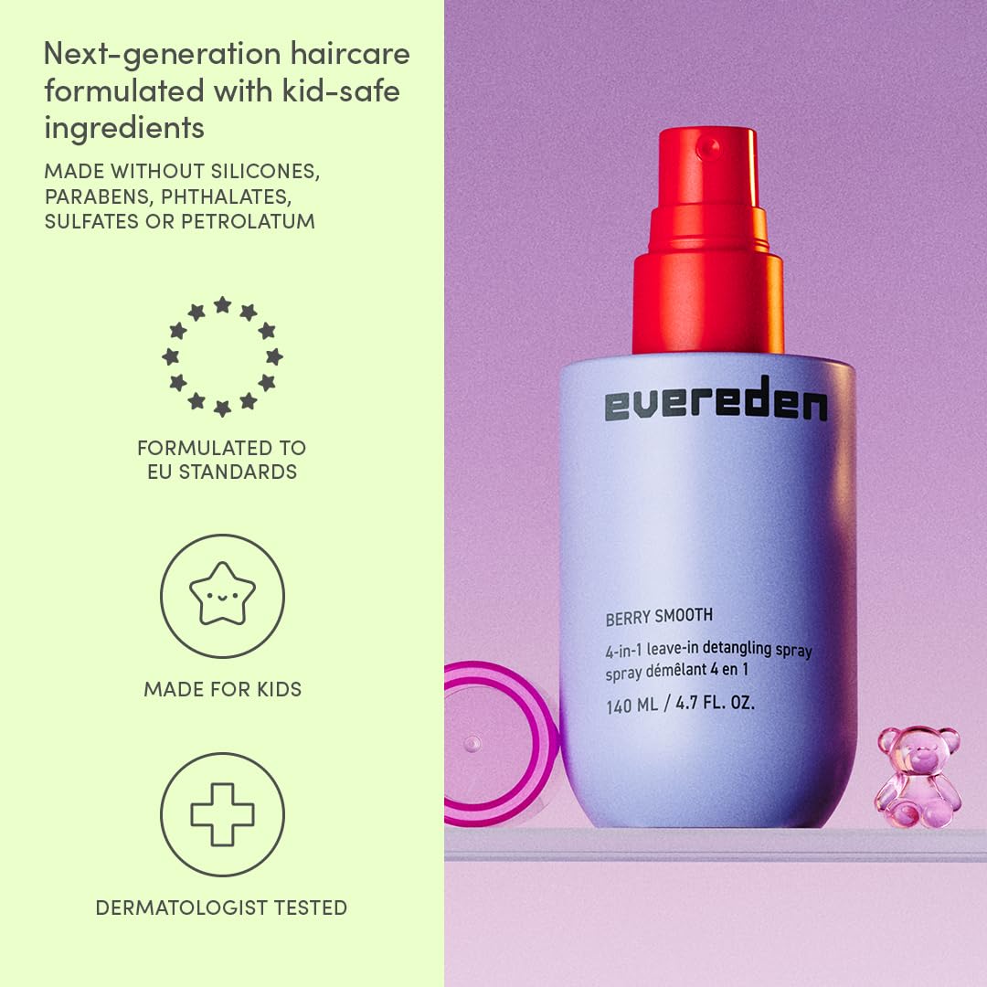 Evereden Detangler integrated into a complete kid hair-care routine.