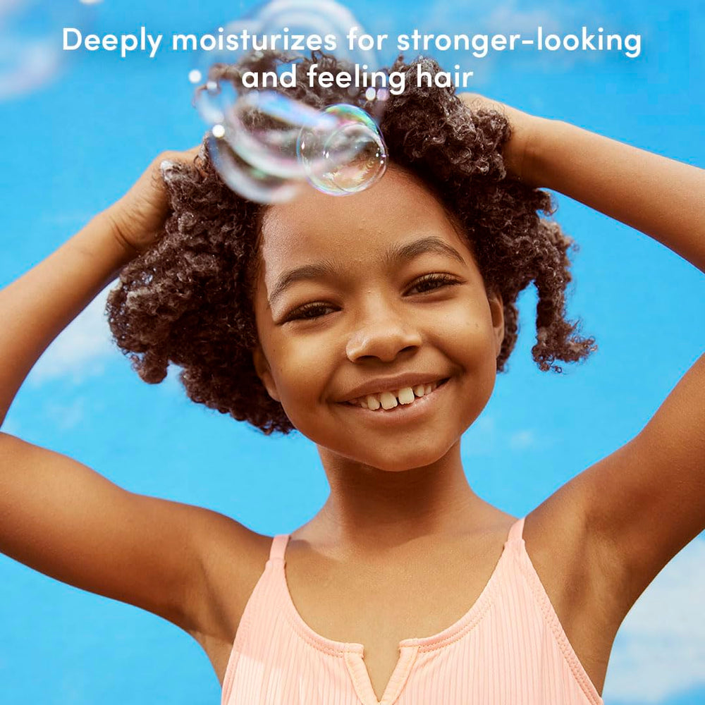 Evereden family-friendly shampoo and conditioner suitable for kids ages 3 and up.