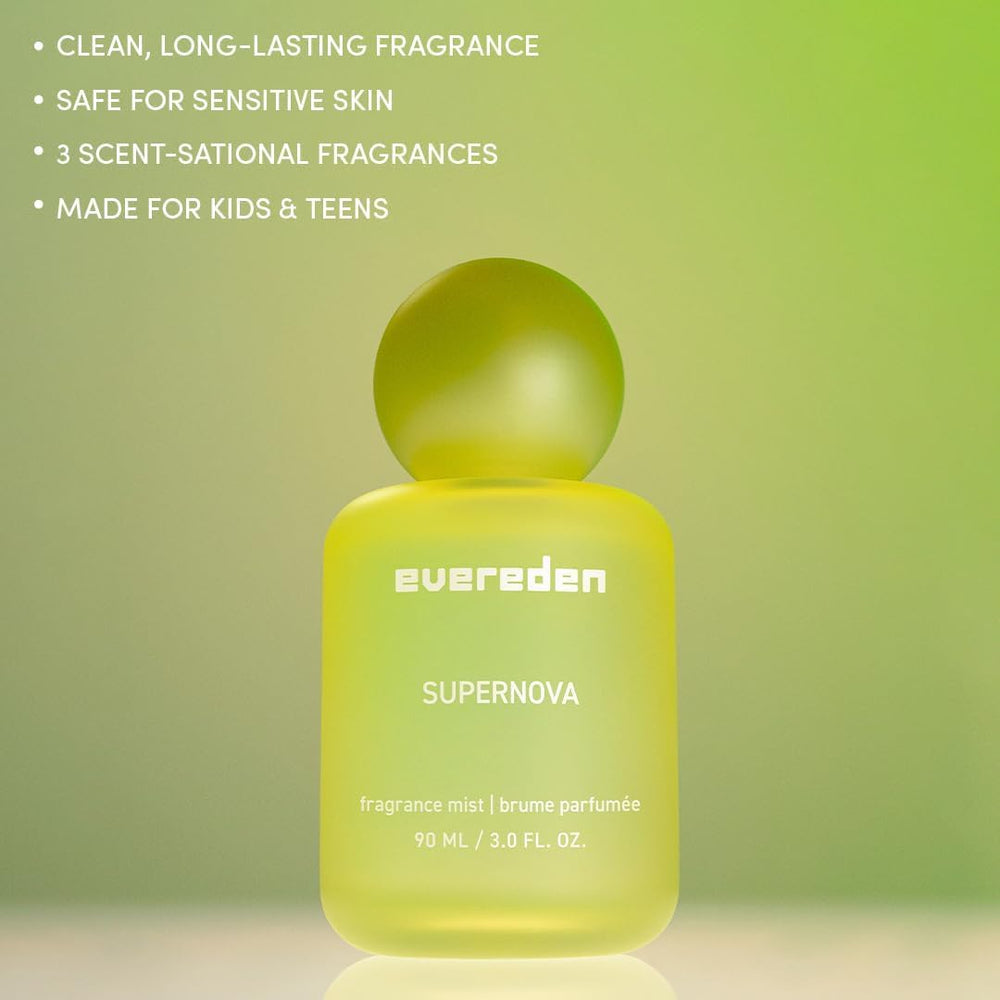 Evereden kid-friendly fragrances image offers approachable scents for daily wear.