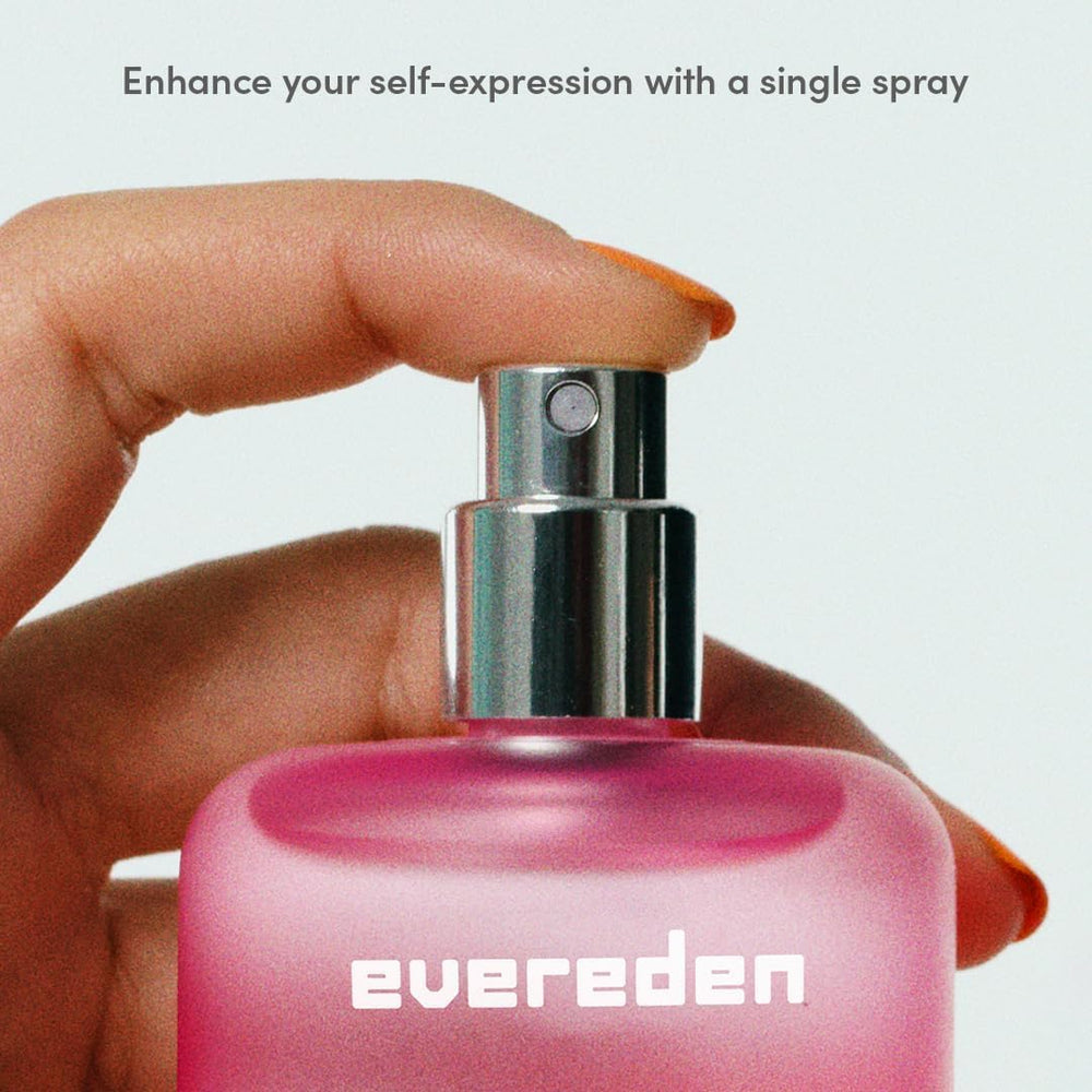Evereden USA-made label image communicates family-friendly, safe-to-use fragrance for teens.