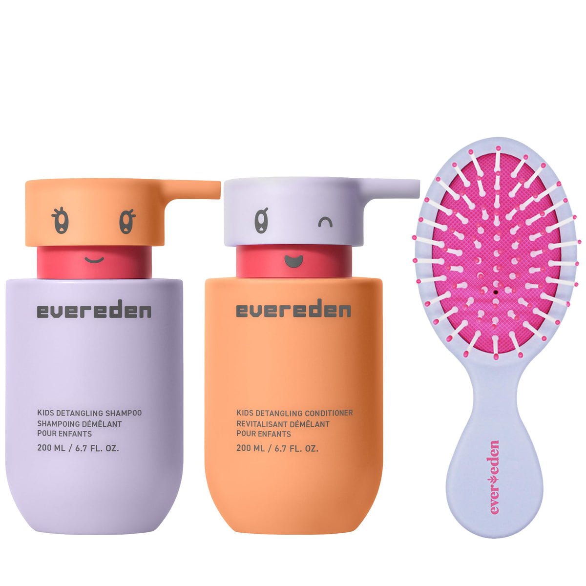 Evereden Happy Hair Duo Kids Shampoo bottle with gentle cleansing for kid-friendly hair.