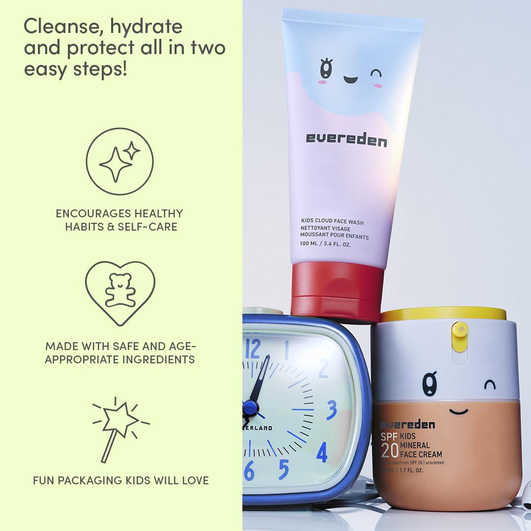 Evereden Happy Morning Duo non-nano formula image shows lightweight hydration that won’t clog pores.