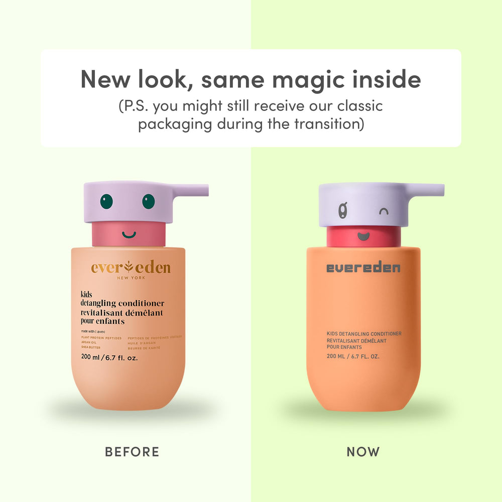 Evereden conditioner bottle with plant peptides and argan oil for soft, hydrated hair.