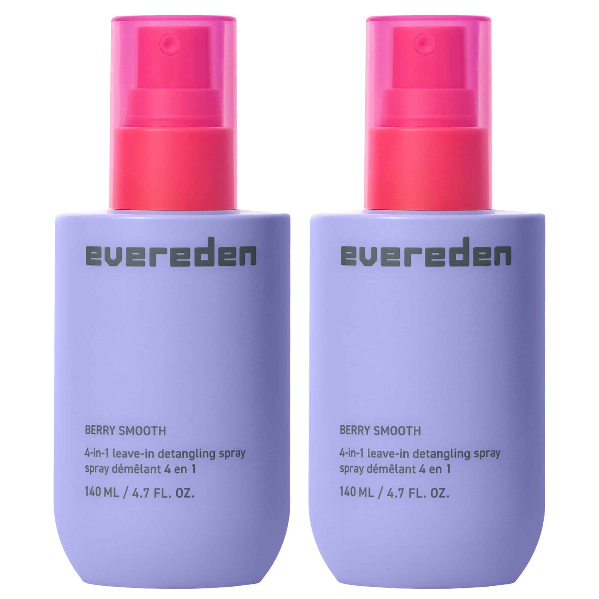 Evereden Kids Detangler Spray bottle front showing lightweight detangling formula.