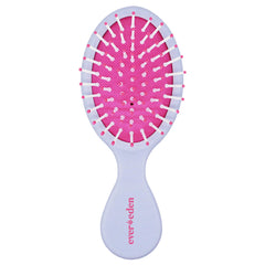 Evereden kids detangling brush front view showing ergonomic grip for easy use.