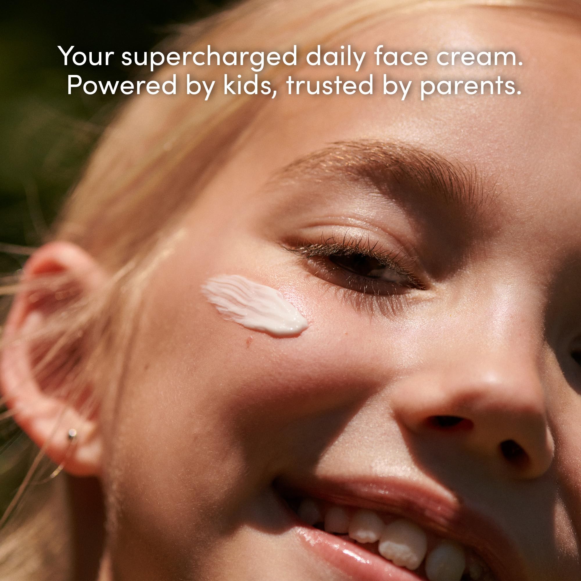 Evereden Kids Face Cream application-kid captures a simple daily routine and gentle skincare habit.