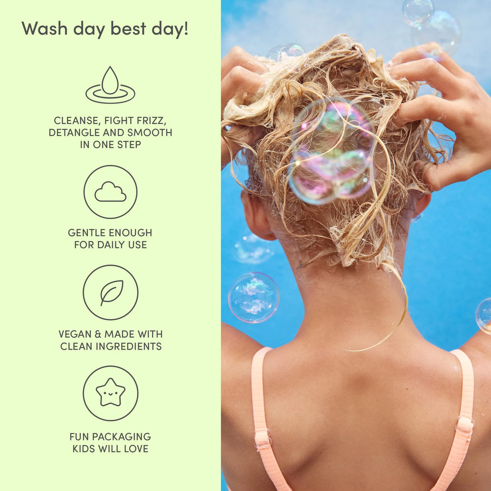 Evereden Kids Shampoo suitable for a family routine from 4+ years.