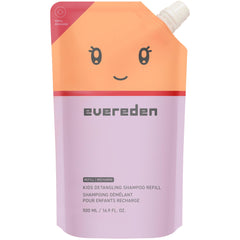 Evereden Kids Shampoo Refill bottle shown for gentle cleansing suitable for all hair types