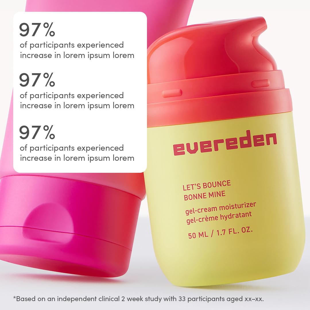 Evereden Gel-Cream jar emphasizing Triple Tea Complex for gentle skin support