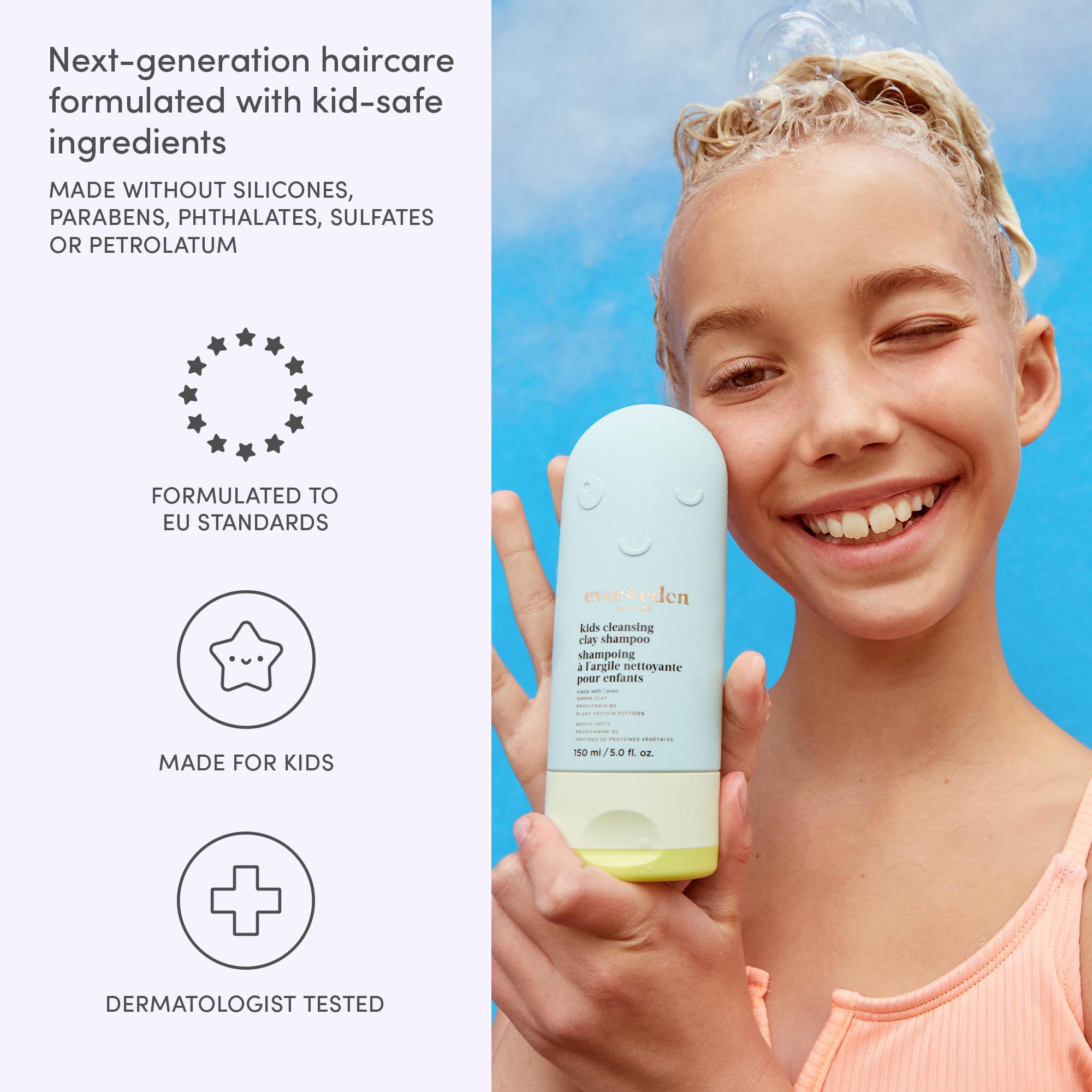 Evereden Shampoo shine and nourishment with Argan Oil after use