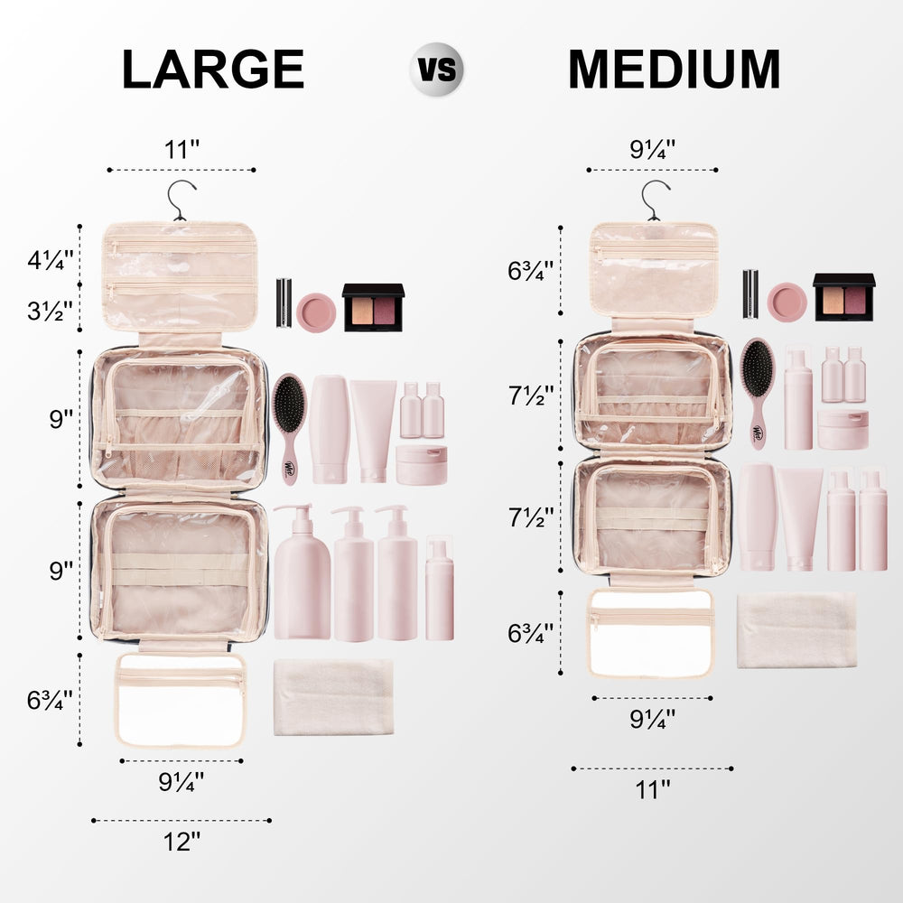 Everfun leakproof top compartment keeps liquids separate during travel.