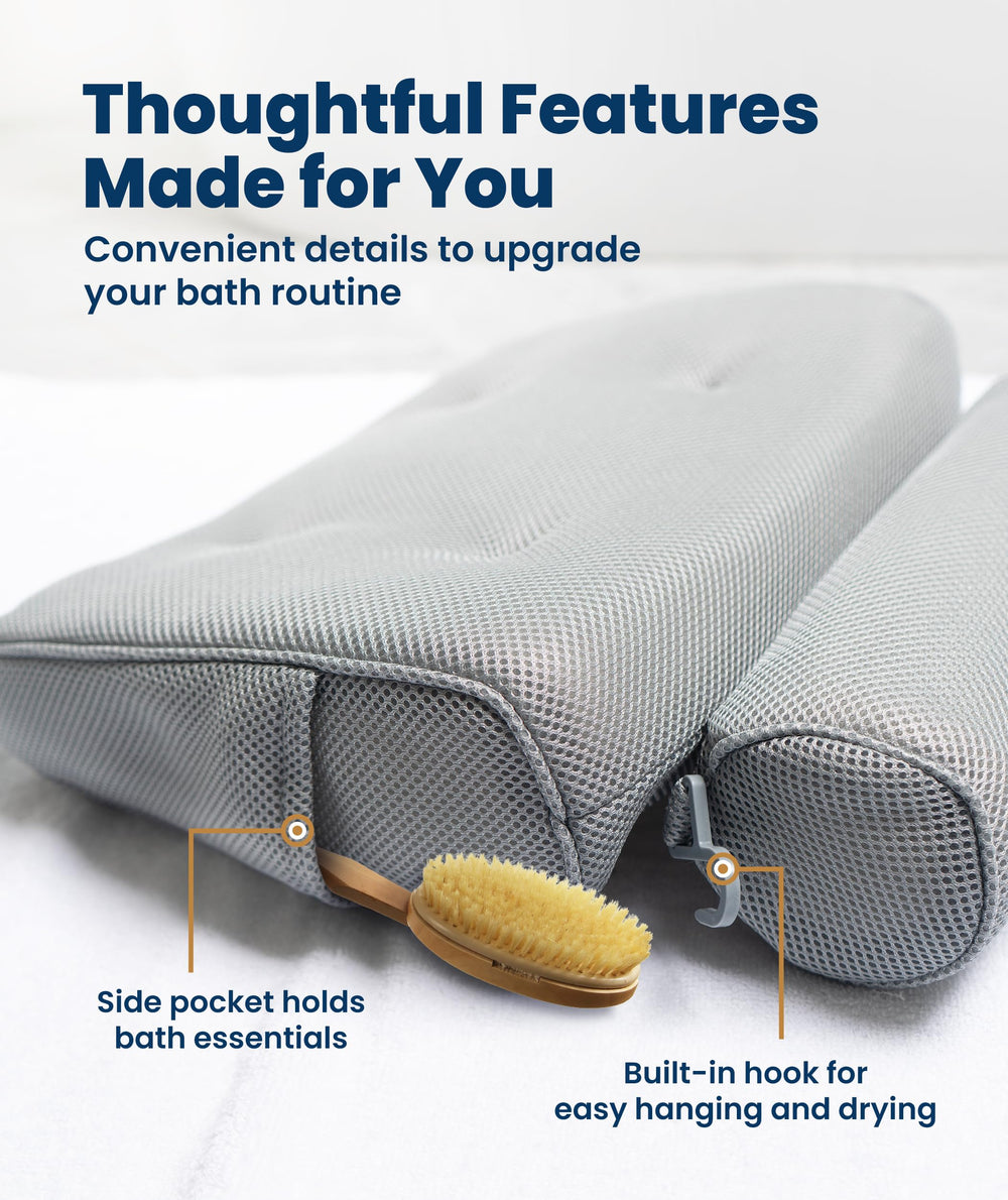 Everlasting Comfort pillow ideal for hot tubs and spa-like soaking.
