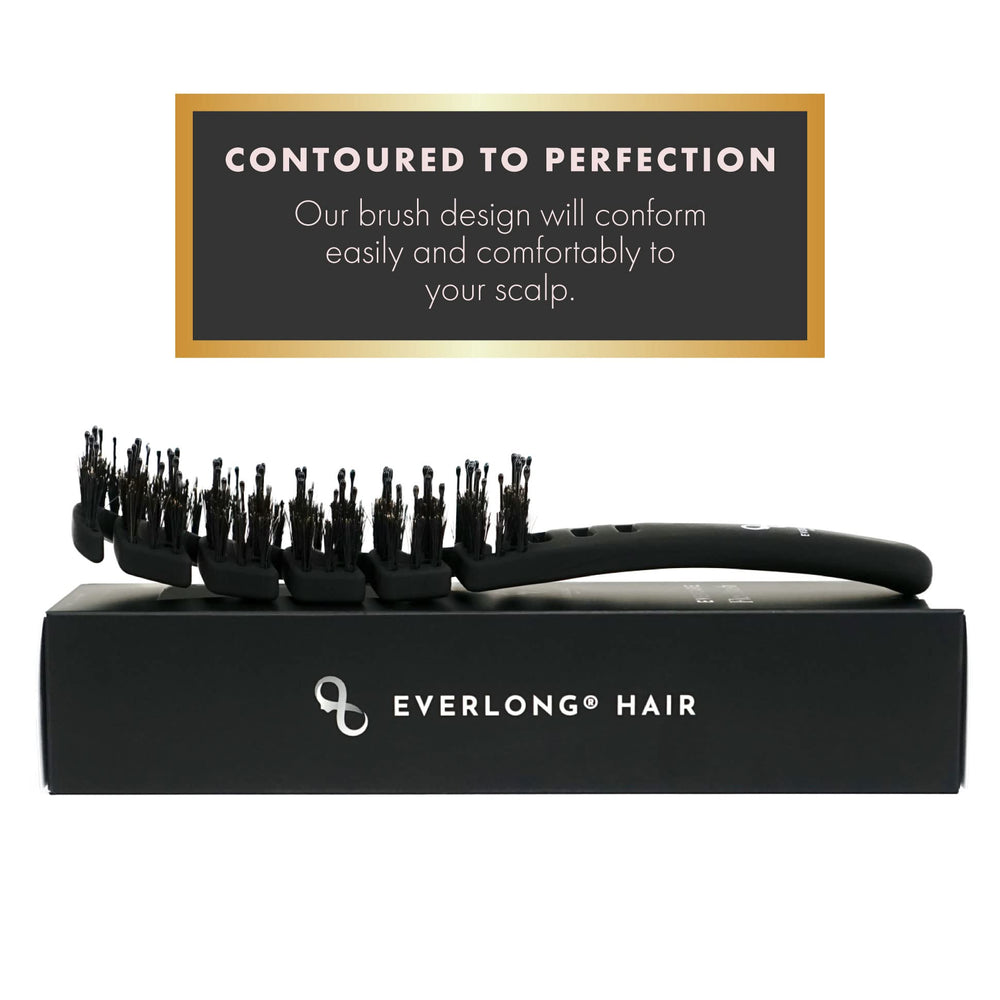 Everlong Flex Brush vented design allowing quick drying and styling on damp hair