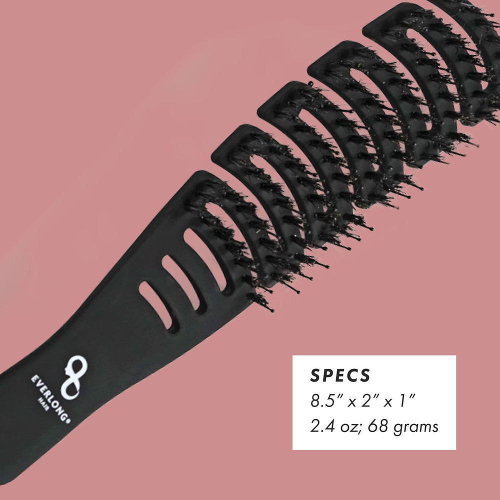 Everlong Flex Brush on wet hair for smooth detangling during shower routine