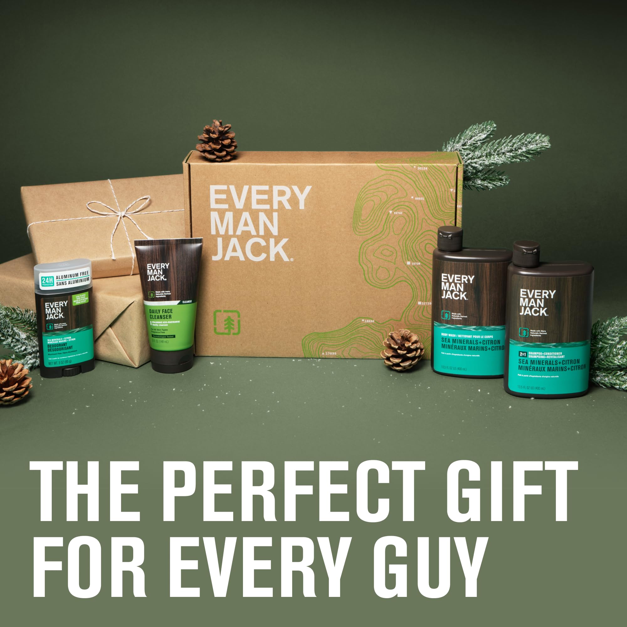Every Man Jack 2-in-1 shampoo conditioner bottle for simplified hair care.