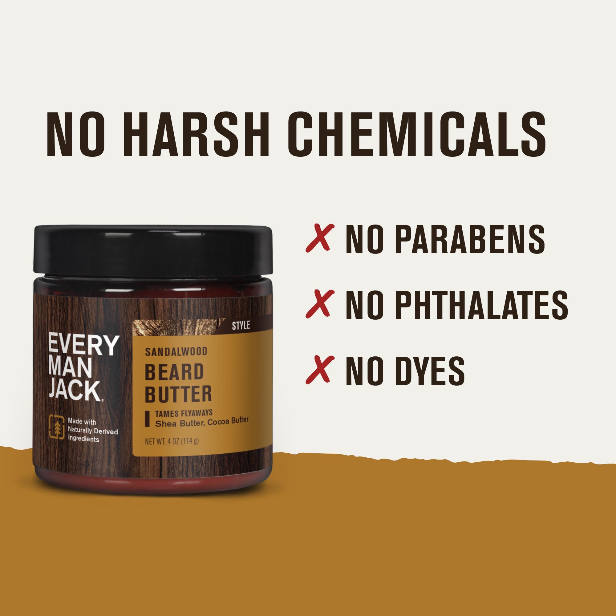 Every Man Jack beard butter daily routine styling keeps beards shaped.