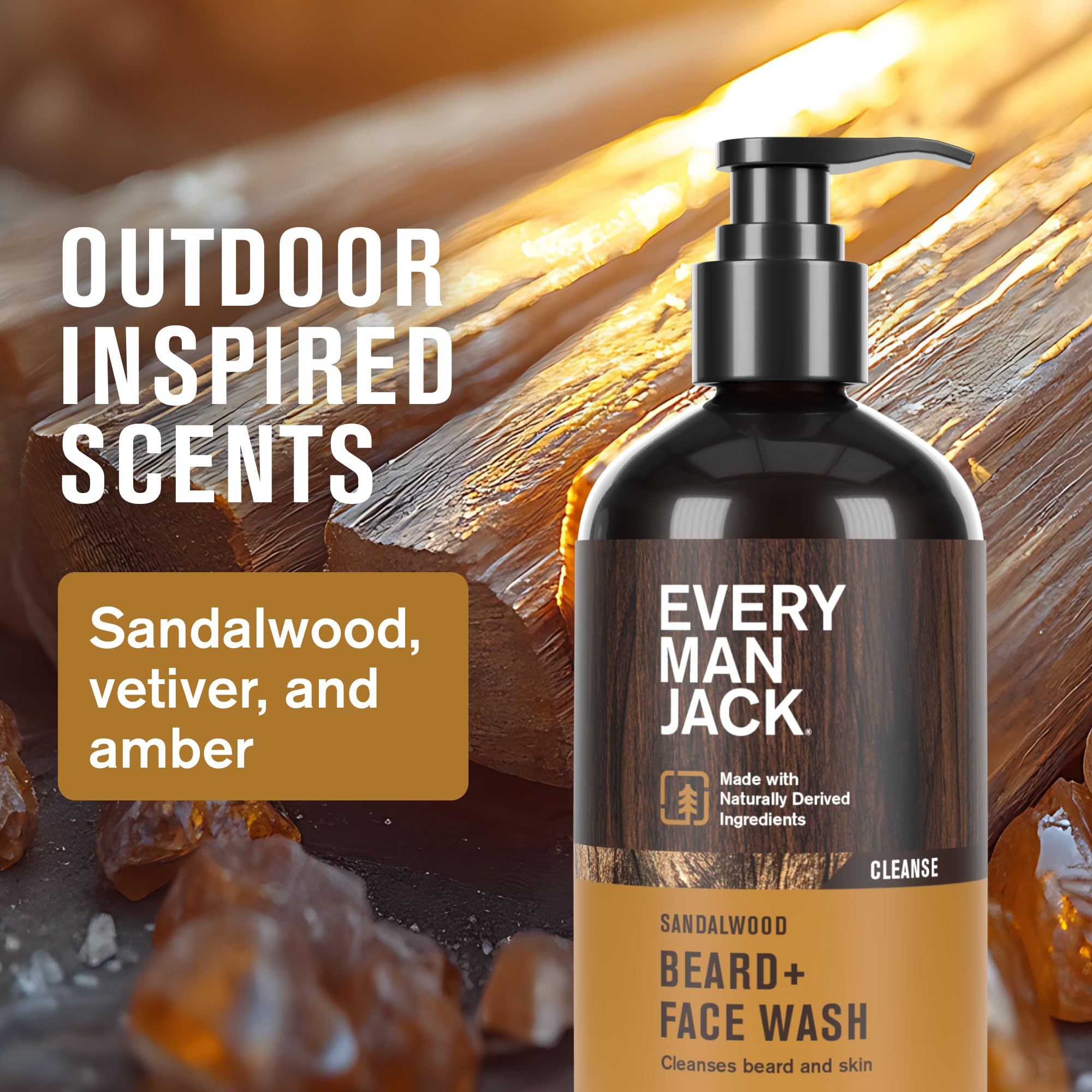 Every Man Jack beard-butter jar highlighting deep hydration and softness