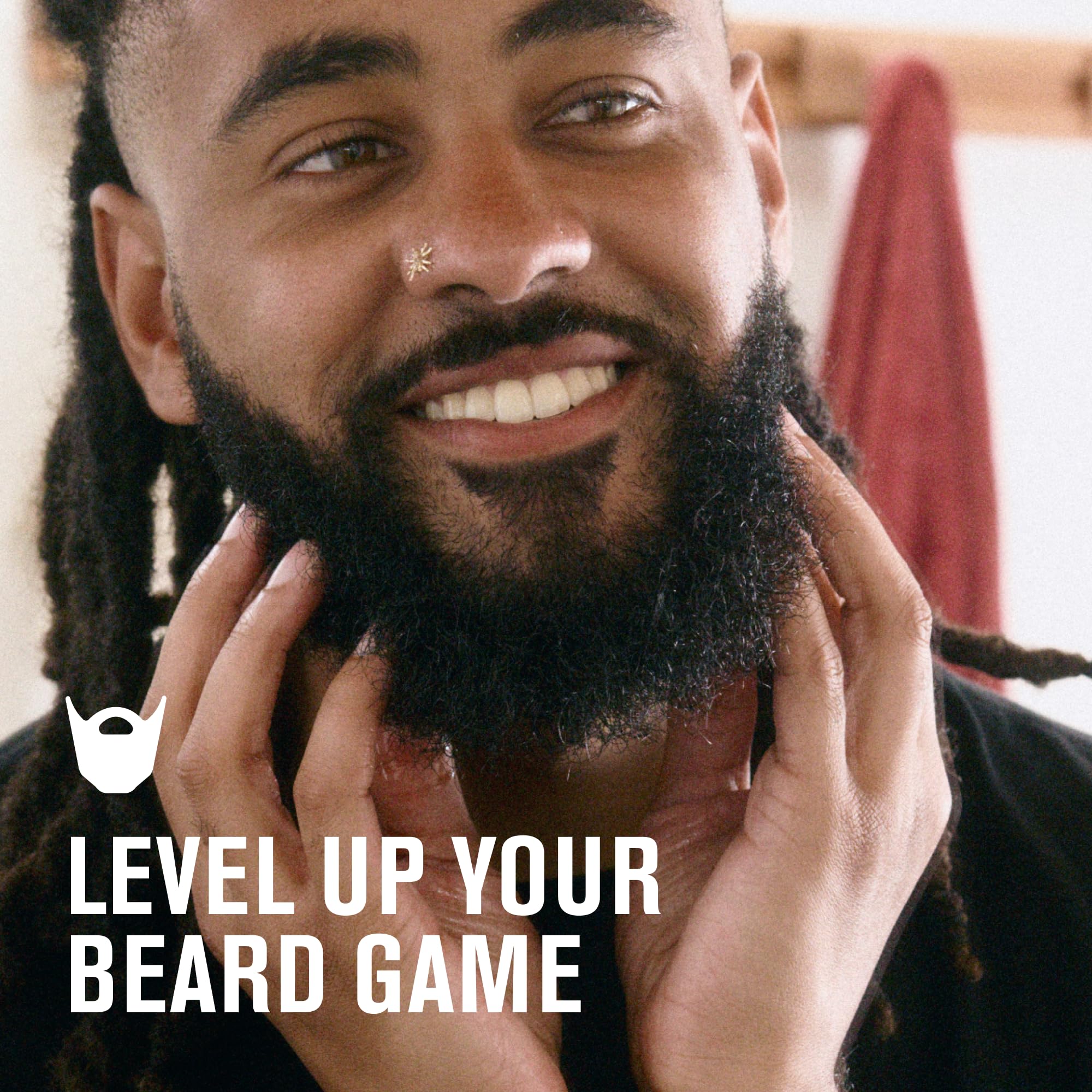 Every Man Jack beard butter tub spread for silky, frizz-free texture