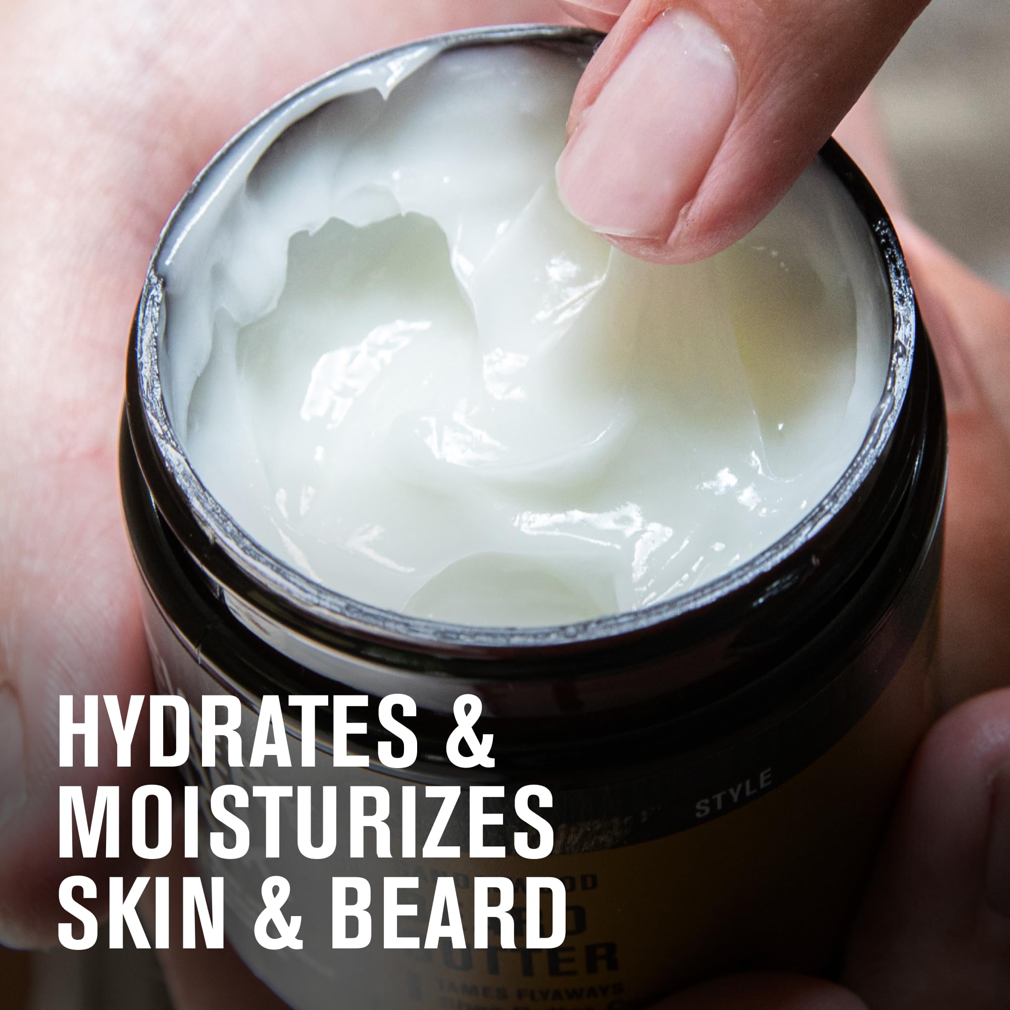 Every Man Jack beard butter vanilla cedar ingredients show natural shea and cocoa butter
