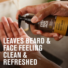 Two-pack bundle on shelf emphasizes convenience for regular beard and face cleansing