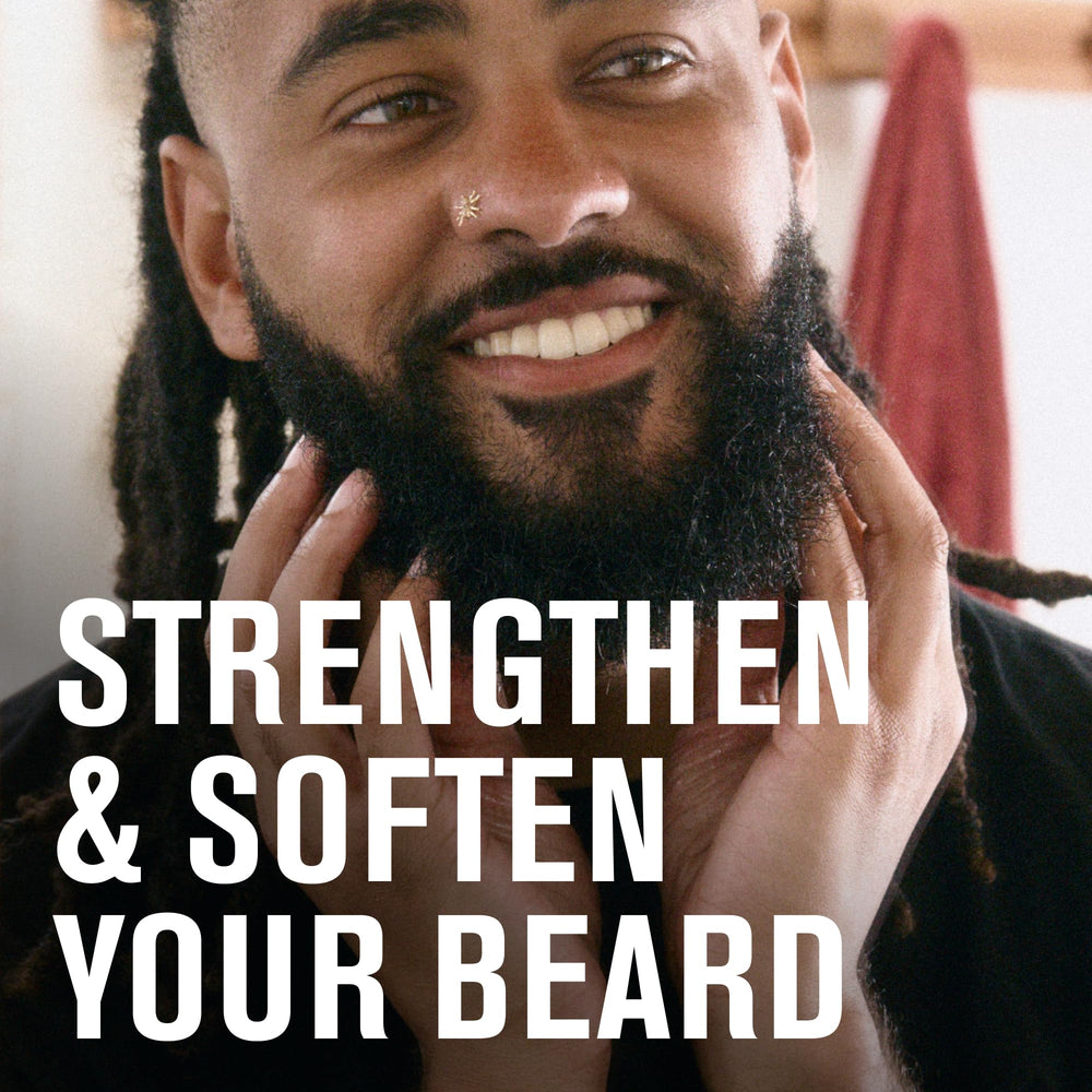 Every Man Jack aged bourbon beard oil bottle with rich aroma for a smooth look