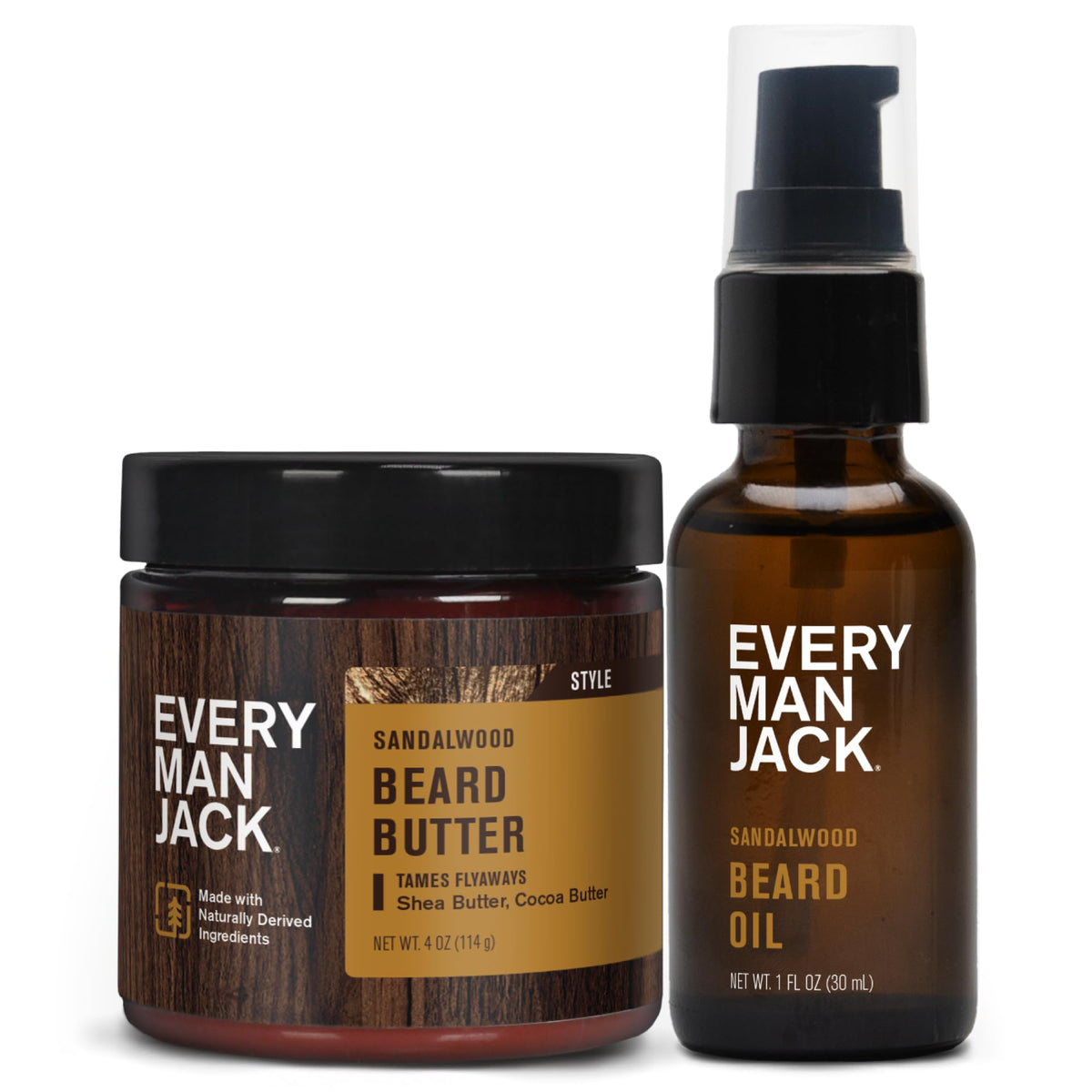 Every Man Jack beard oil bottle pour for lightweight hydration on dry beards.