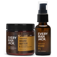 Every Man Jack beard oil bottle pour for lightweight hydration on dry beards.