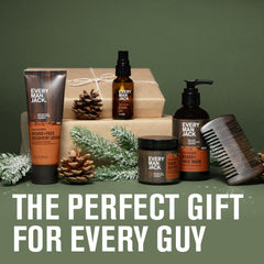 Every Man Jack Beard Oil bottle conditions and softens facial hair.
