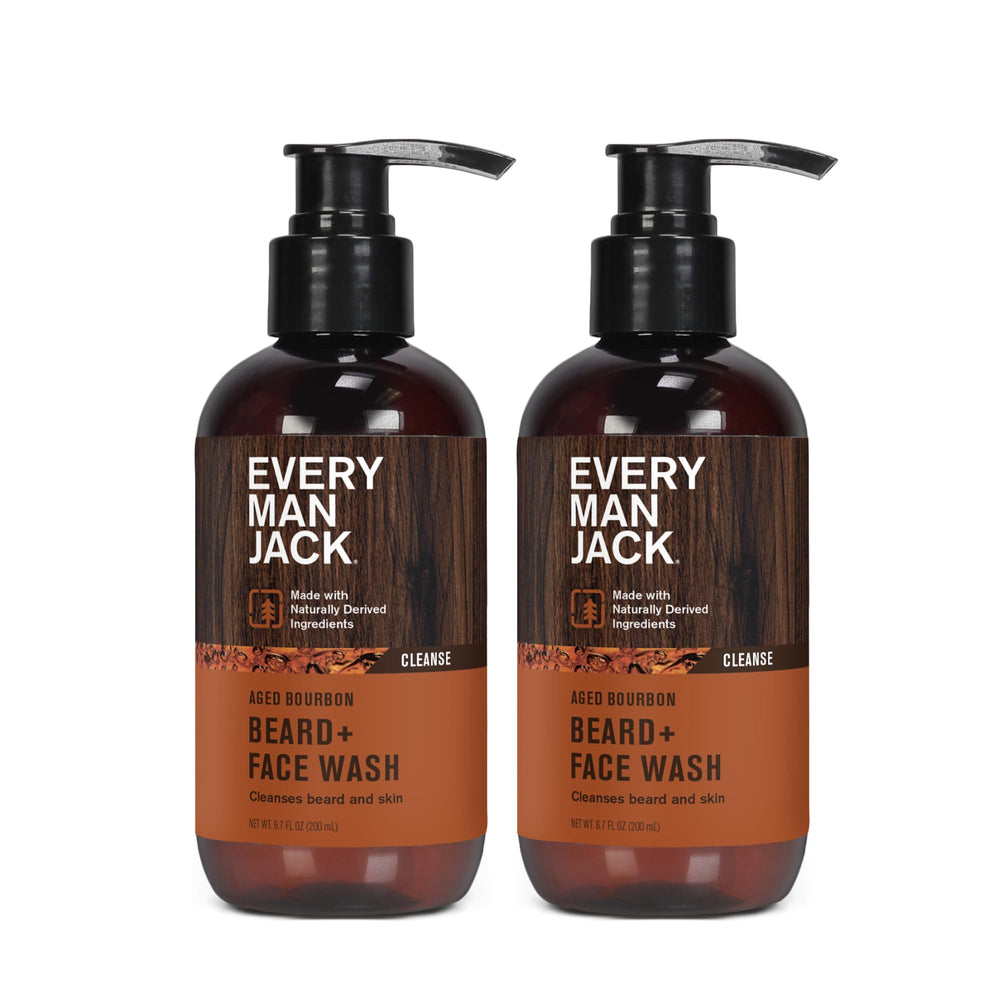 Every Man Jack beard care with hydrating finish after use