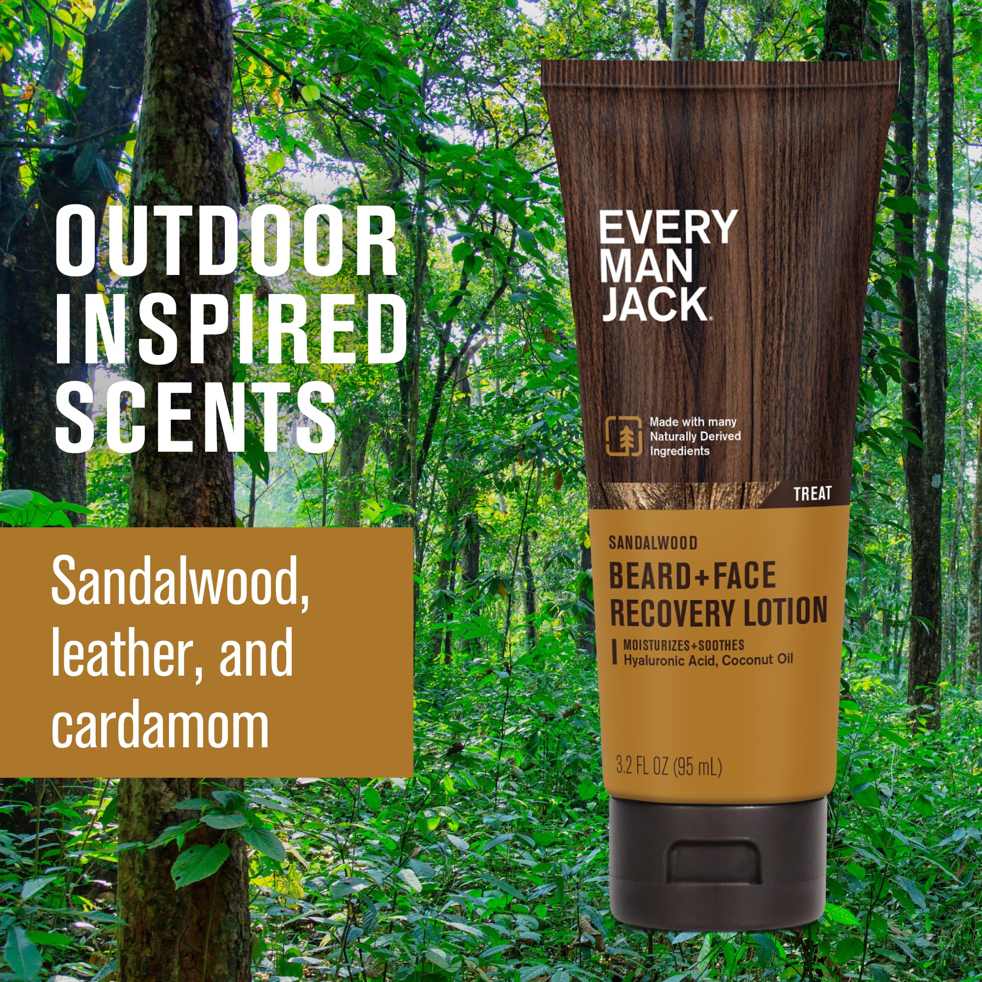 Every Man Jack coconut oil ingredient image for beard and skin conditioning