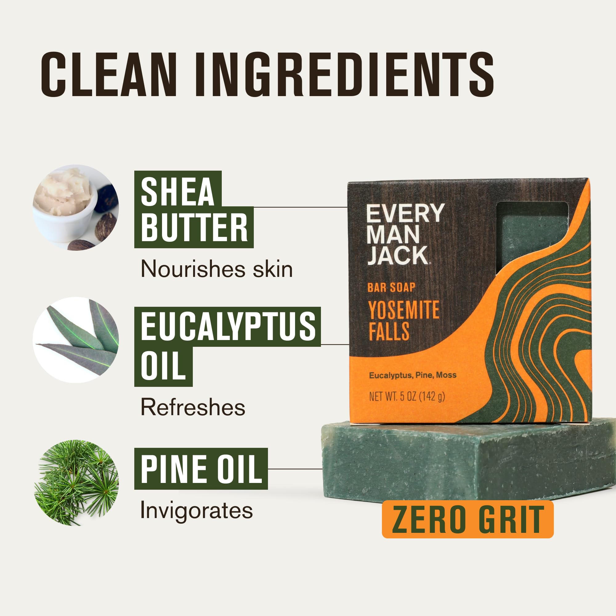 Every Man Jack Cold Plunge cold-process soap—preserves natural oils for lasting freshness.