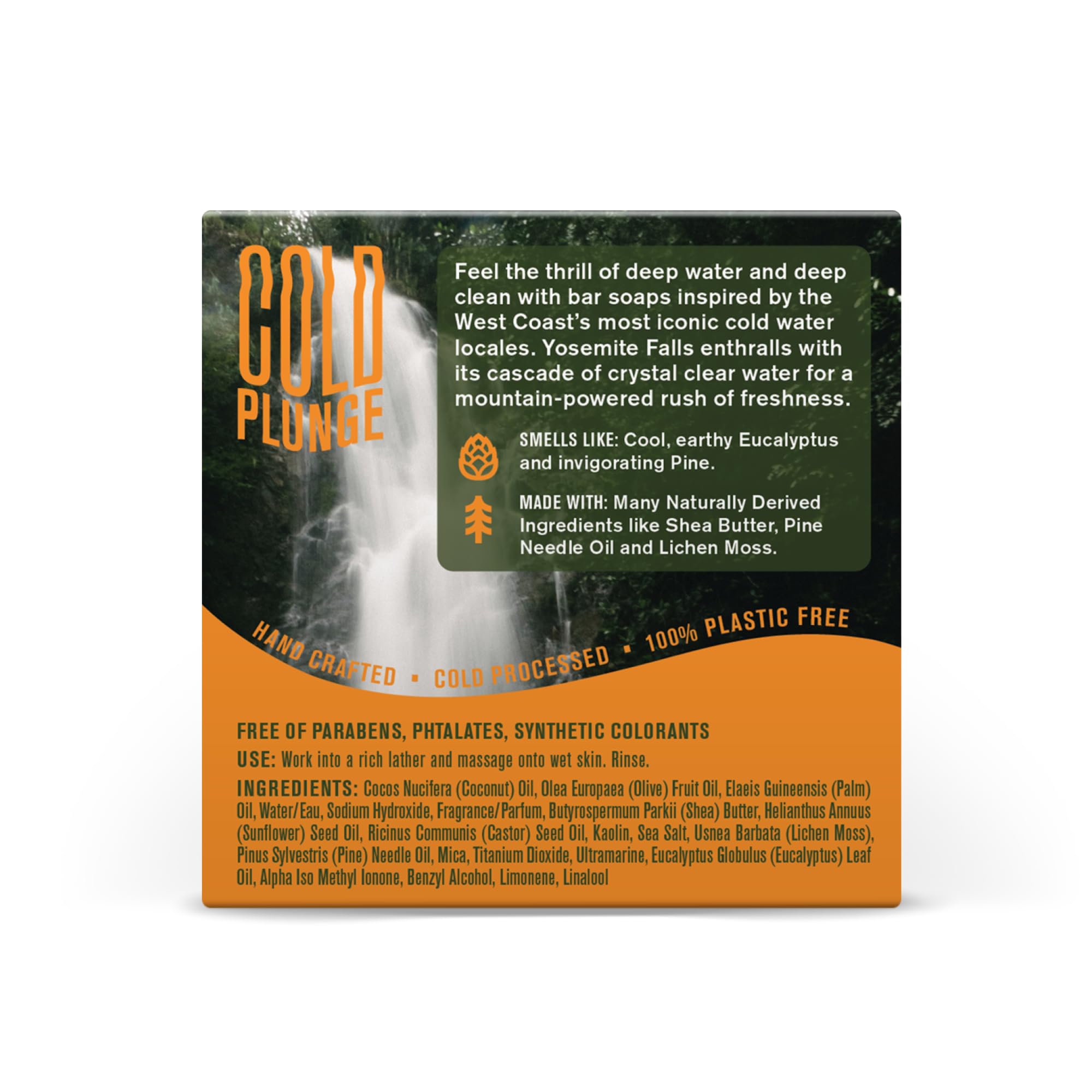 Every Man Jack Cold Plunge Yosemite origin—base of Mt. Tam inspired formula.