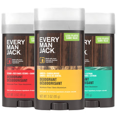 Every Man Jack Cedar Red Sage deodorant stick with woodsy scent for daily confidence