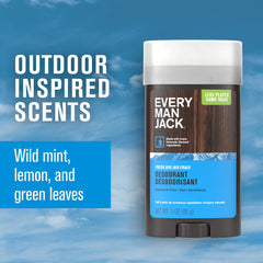 Every Man Jack Fresh Air icon confirms aluminum-free protection for sensitive skin
