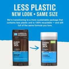 Every Man Jack Fresh Air bottle front with mountain-air scent and lasting freshness