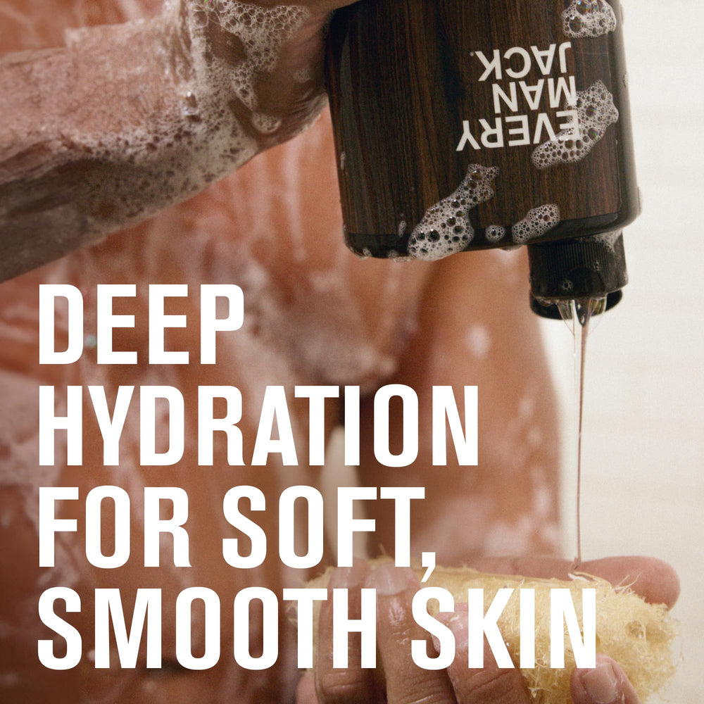 Every Man Jack Hydrating Body Wash with glycerin for winter skin softness.