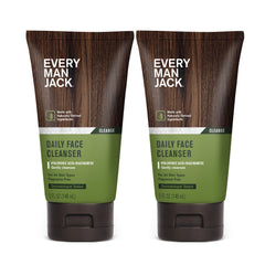 Every Man Jack Hydrating Face Wash bottle front demonstrates fragrance-free cleansing for sensitive skin.